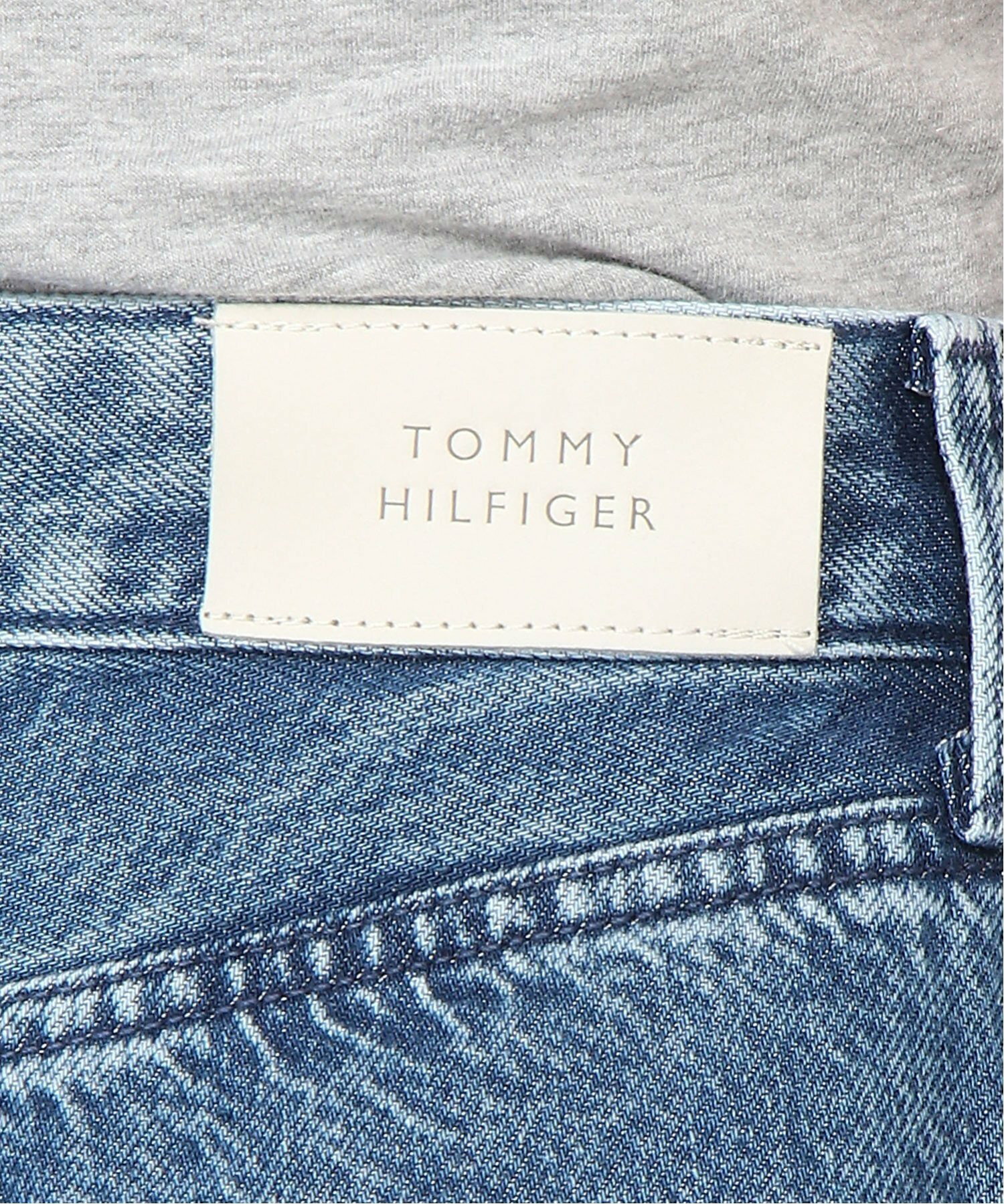 TOMMY HILFIGER(トミーヒルフィガー) ルーズストレートクロップドジーンズ
